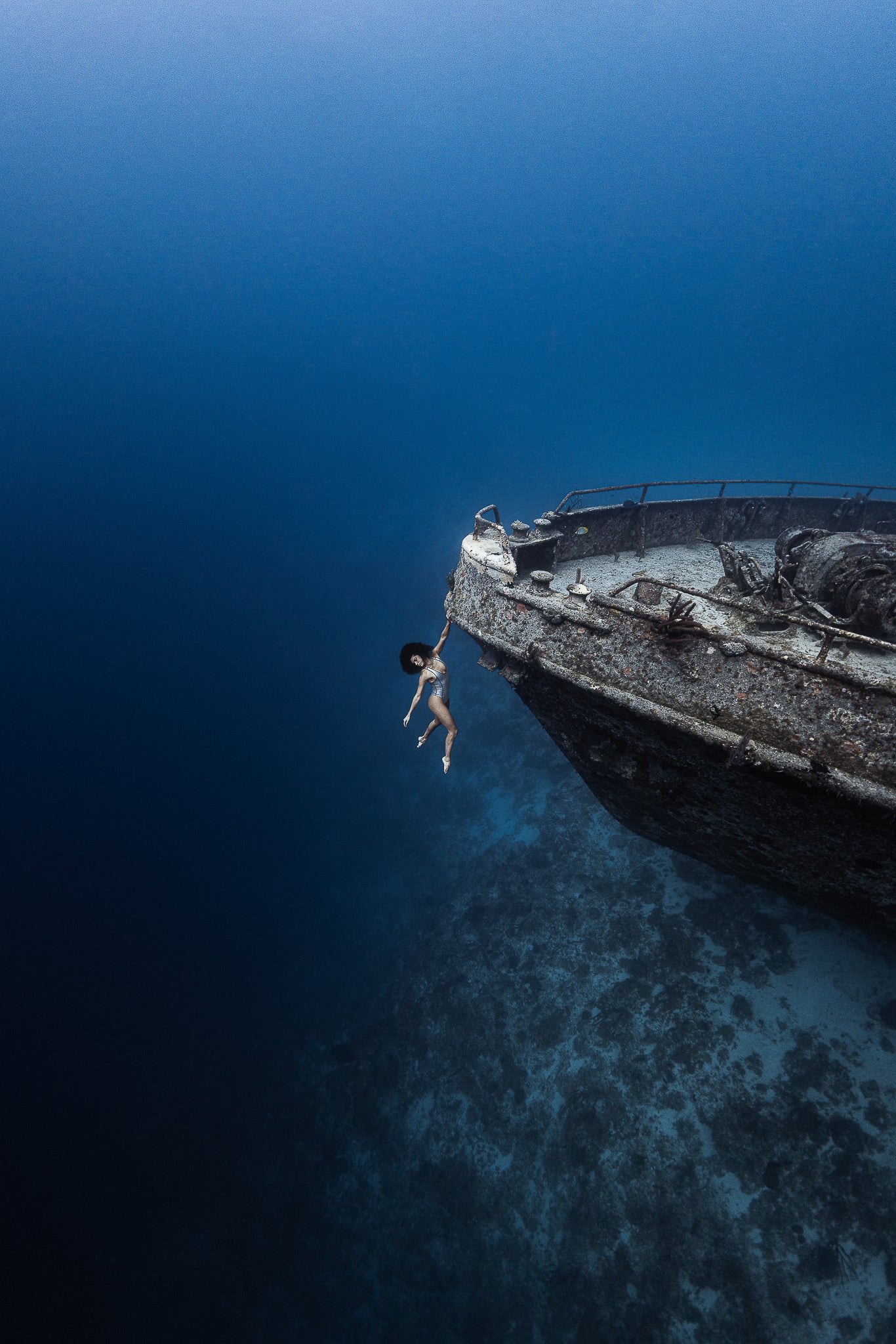 Edgey Fine Art Bahamas Freediving Underwater Photography by André Musgrove