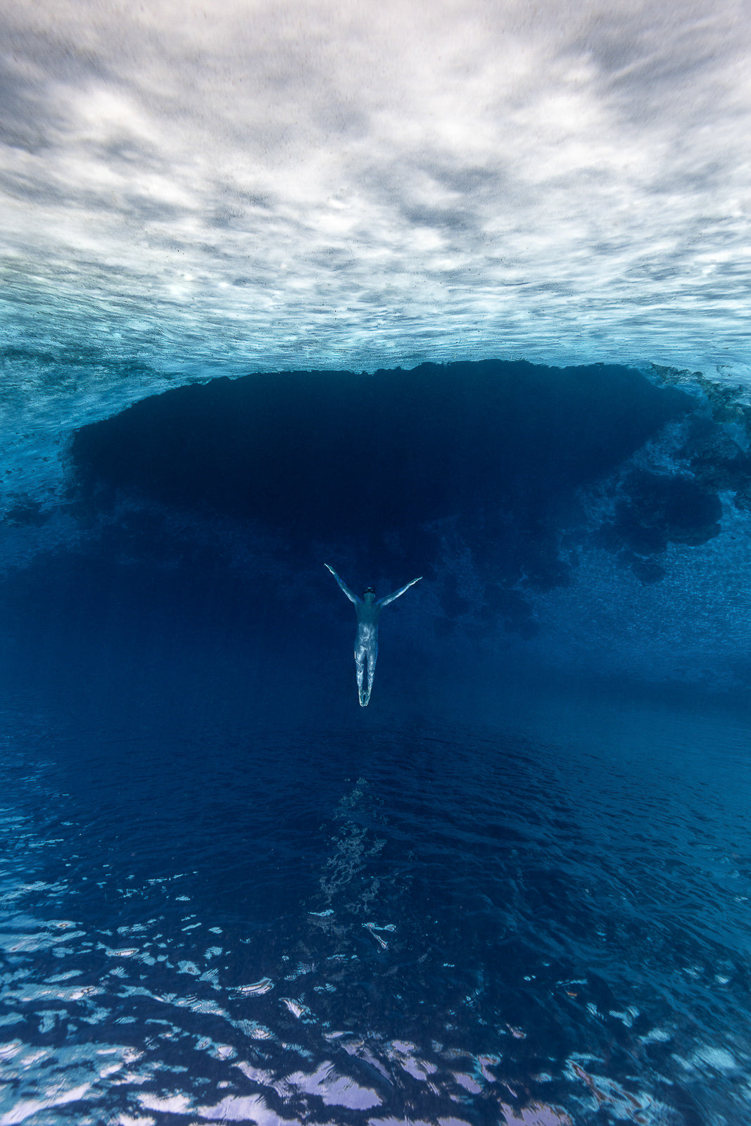 Over Under Conceptual Art Freediving Underwater Photography by André Musgrove