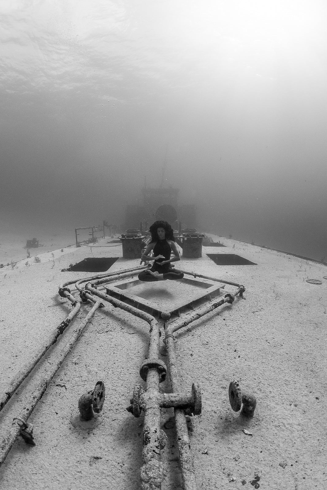 Pipe Dream Fine Art Conceptual Art Underwater Photography by André Musgrove