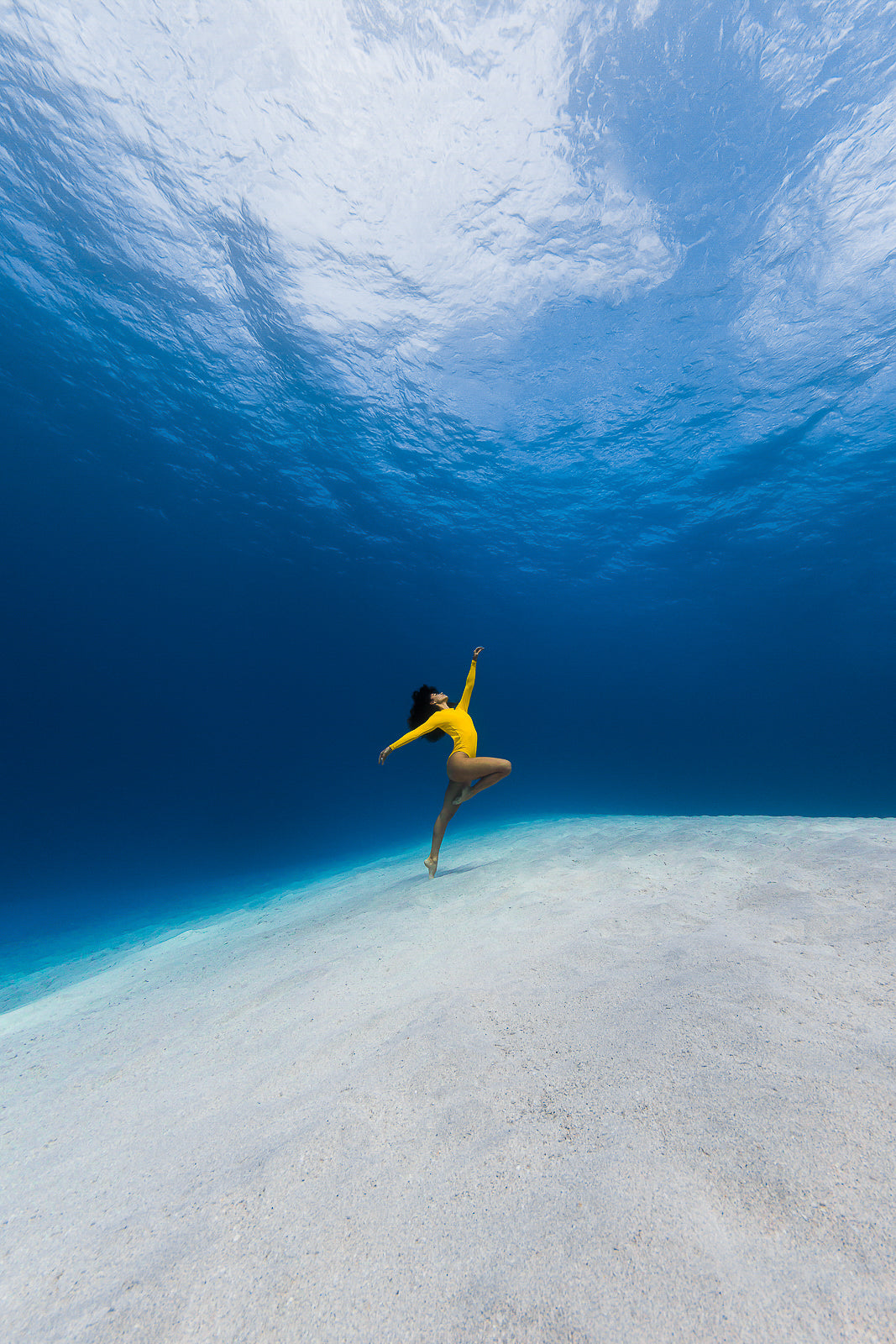Sun Dancer Fine Art Conceptual Art Underwater Photography by André Musgrove